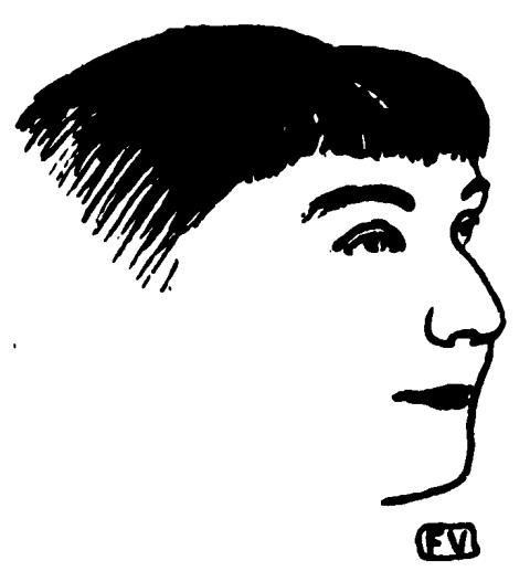 Rachilde dessinée par Félix Vallotton, 1898 - source : Gallica-BnF