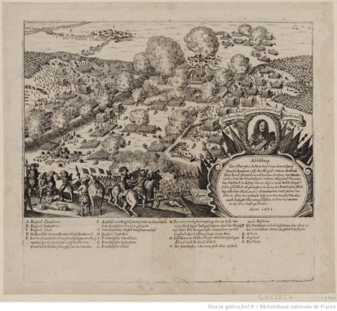 « Mort de Turenne », estampe, circa 1680 - source : Gallica-BnF 