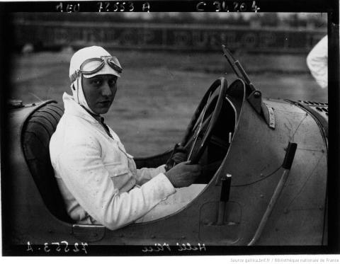 A Montlhéry, tentative de record par Mlle Hellé-Nice, Agence Meurisse, 1929 – source : Gallica-BnF