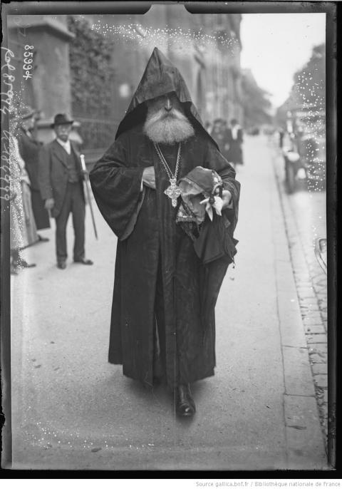 Le métropolite arménien Kibarian, Agence Rol, 1923 - source : Gallica-BnF