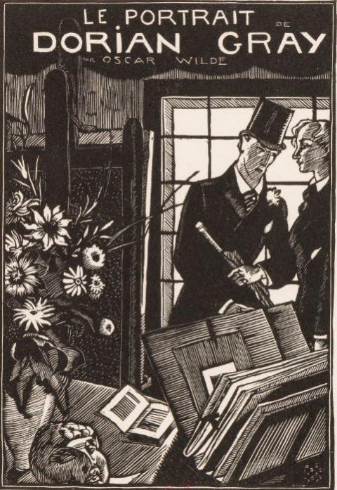 Gravure de Fernand Siméon pour « Le Portrait de Dorian Gray –, 1920 - source : Gallica-BnF