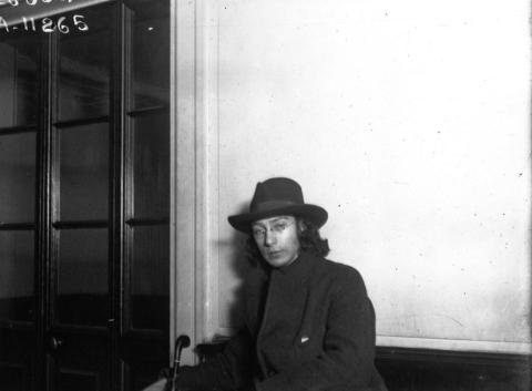 Georges Vidal, directeur du journal anarchiste Le Libertaire, agence Meurisse, 1923 - source : Gallica-BnF