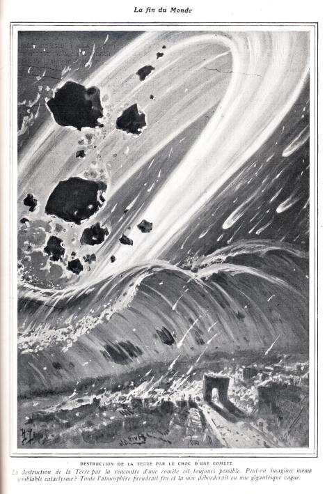 Henri Lanos, illustration pour La Fin du monde, Je sais tout, 1905 - source : Gallica-BnF