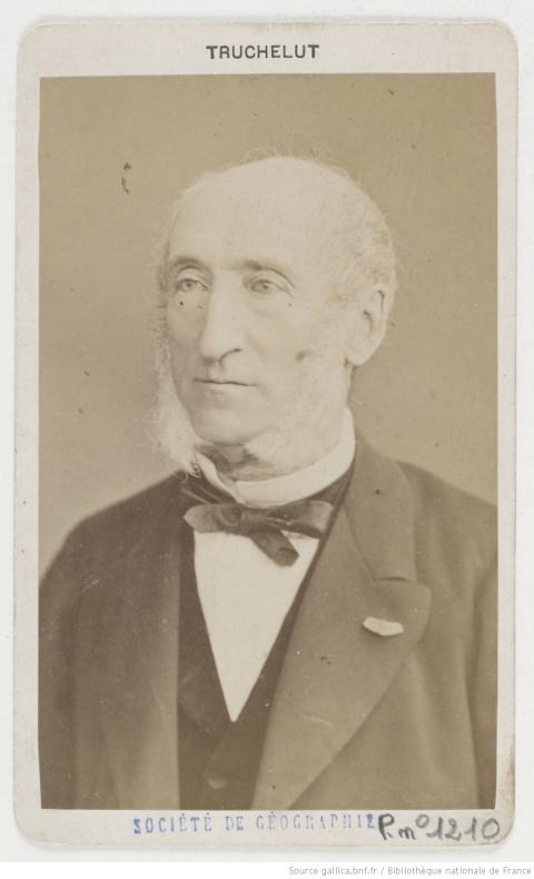 Photographie de Michel Chevalier, par Truchelut, 1879 - source : Gallica-BnF