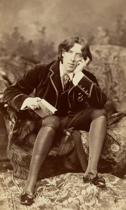 Oscar Wilde, photographie de Napoleon Sarony, 1882 - source : WikiCommons