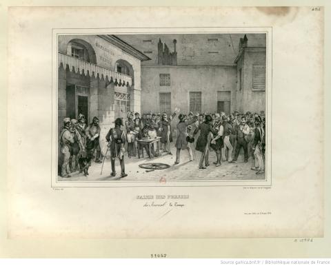Saisie Des Presses du Journal le Temps ; Victor Adam - source : Gallica-BnF